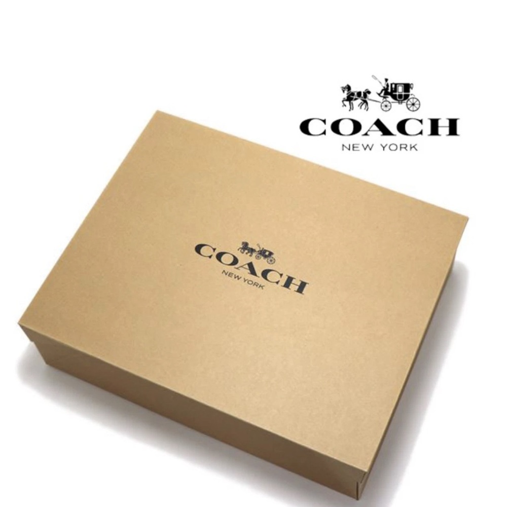 Coach New York Brown Cardboard Gift Box 10”x6”x 2.5” Medium Size New